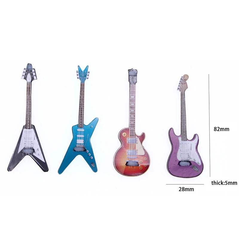 Miniature Electric Guitar Dollhouse Accessory
