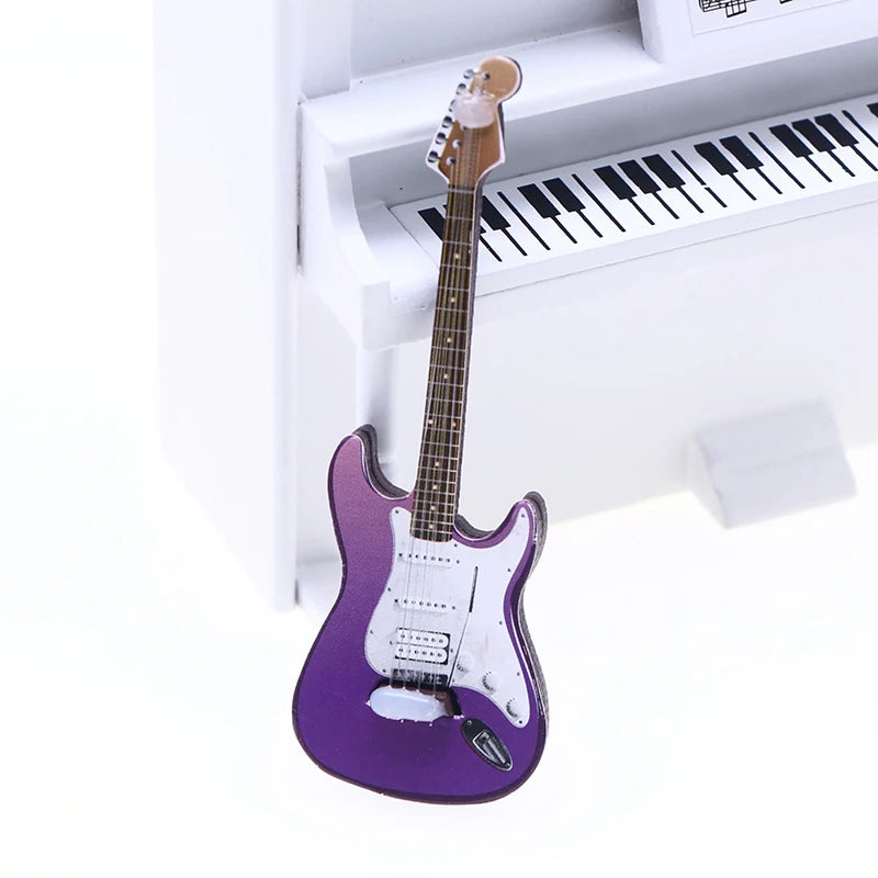 Miniature Electric Guitar Dollhouse Accessory