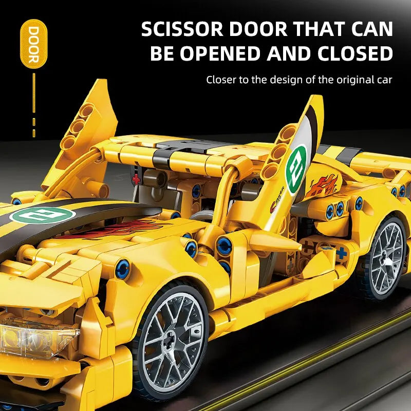 City Speed Car Building Blocks 451PCS Luxury Auto Racing Vehicle