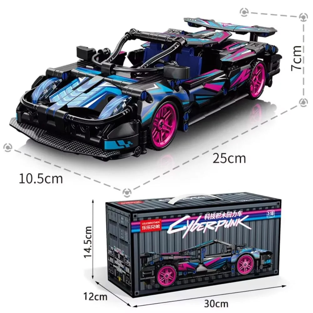 City Speed Car Building Blocks 451PCS Luxury Auto Racing Vehicle