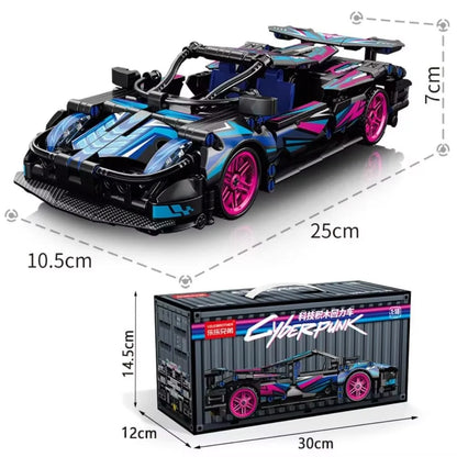 City Speed Car Building Blocks 451PCS Luxury Auto Racing Vehicle