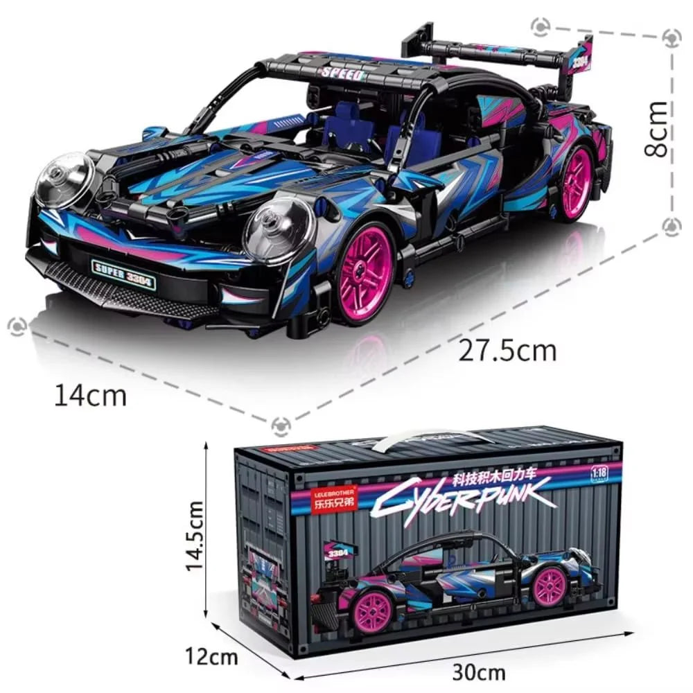 City Speed Car Building Blocks 451PCS Luxury Auto Racing Vehicle