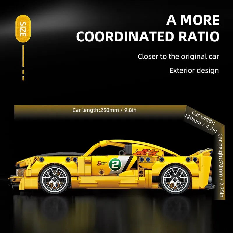 City Speed Car Building Blocks 451PCS Luxury Auto Racing Vehicle