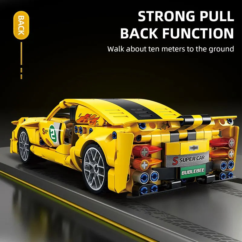 City Speed Car Building Blocks 451PCS Luxury Auto Racing Vehicle