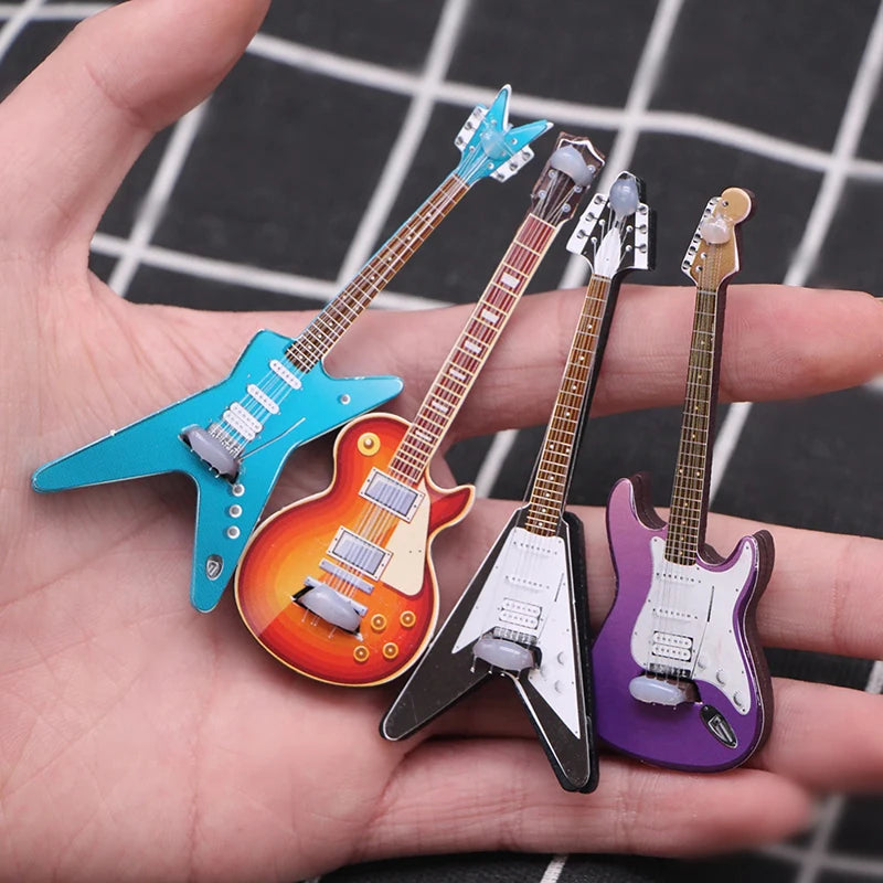 Miniature Electric Guitar Dollhouse Accessory
