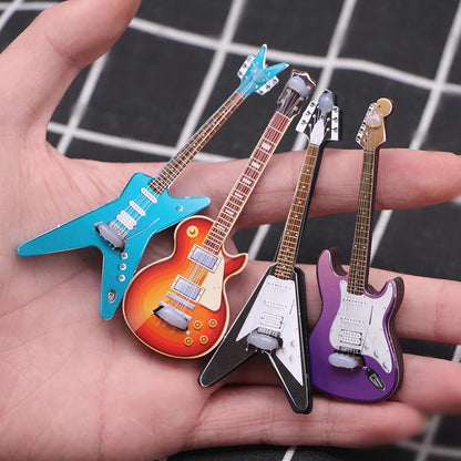 Miniature Electric Guitar Dollhouse Accessory