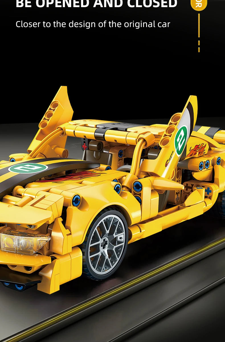 City Speed Car Building Blocks 451PCS Luxury Auto Racing Vehicle