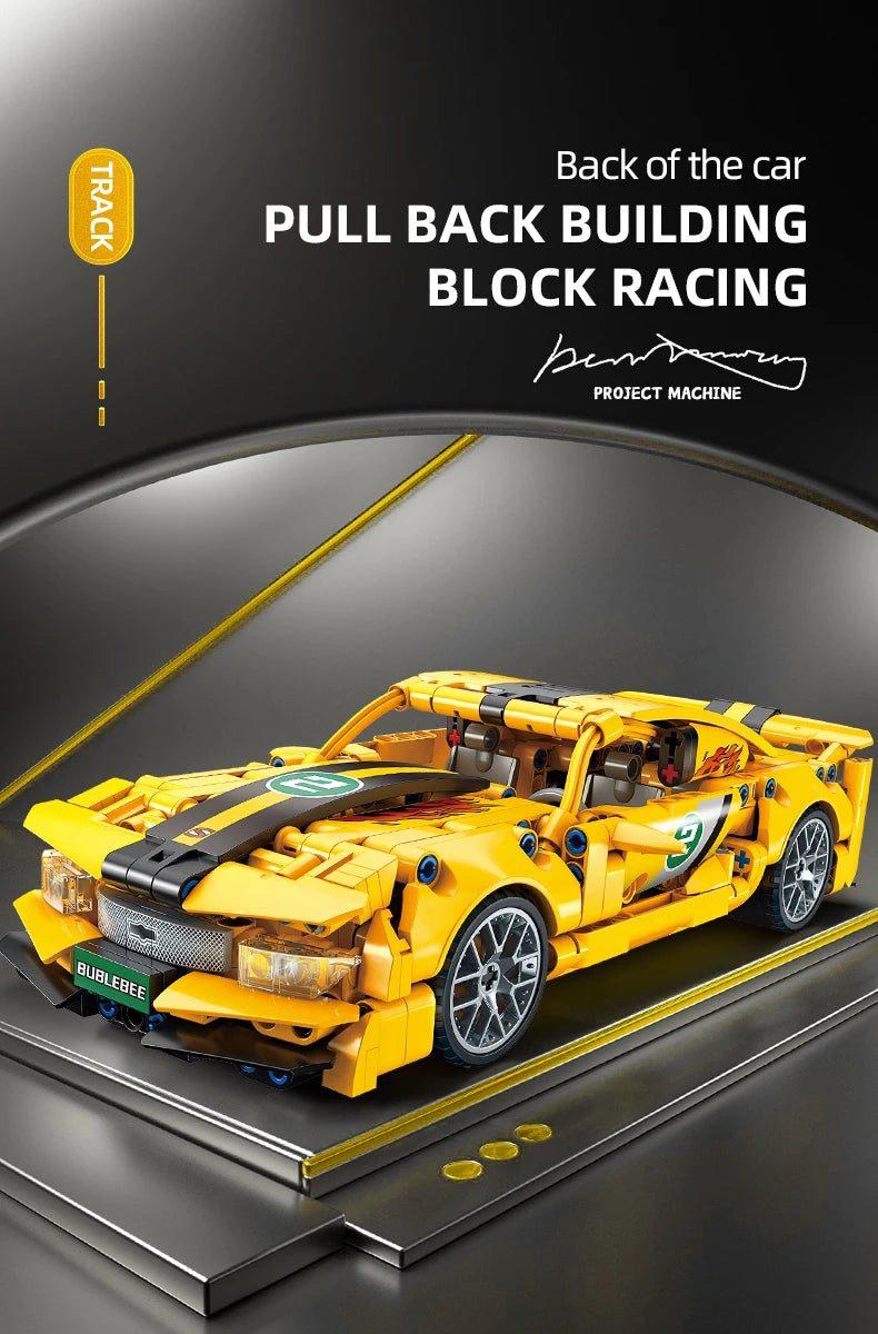 City Speed Car Building Blocks 451PCS Luxury Auto Racing Vehicle