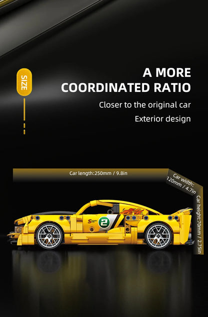 City Speed Car Building Blocks 451PCS Luxury Auto Racing Vehicle
