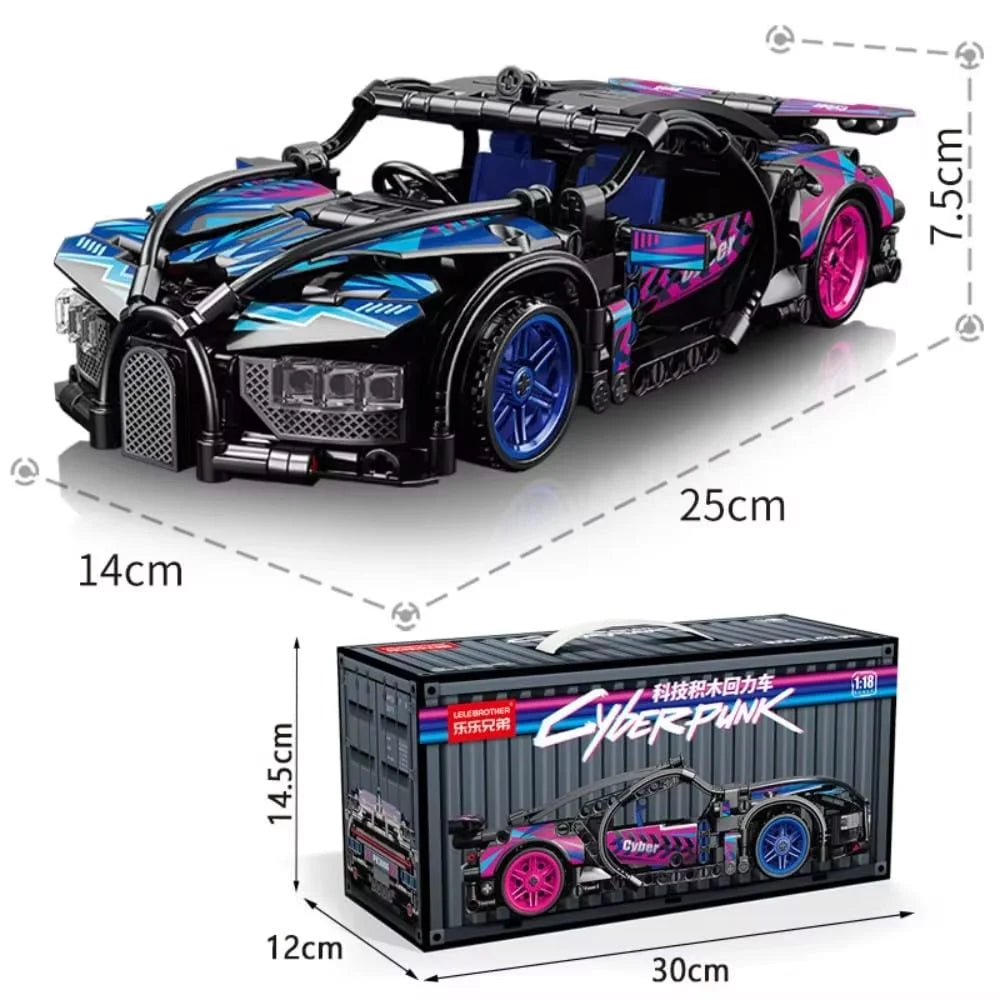 City Speed Car Building Blocks 451PCS Luxury Auto Racing Vehicle