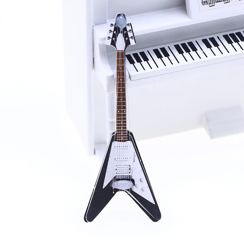 Miniature Electric Guitar Dollhouse Accessory