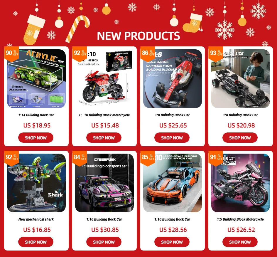 City Speed Car Building Blocks 451PCS Luxury Auto Racing Vehicle